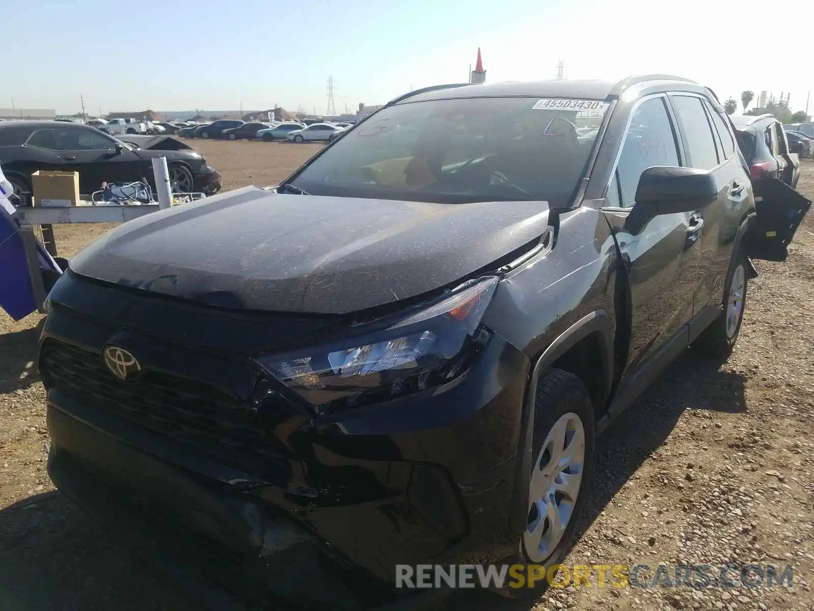 2 Photograph of a damaged car 2T3H1RFV4KC013373 TOYOTA RAV4 2019