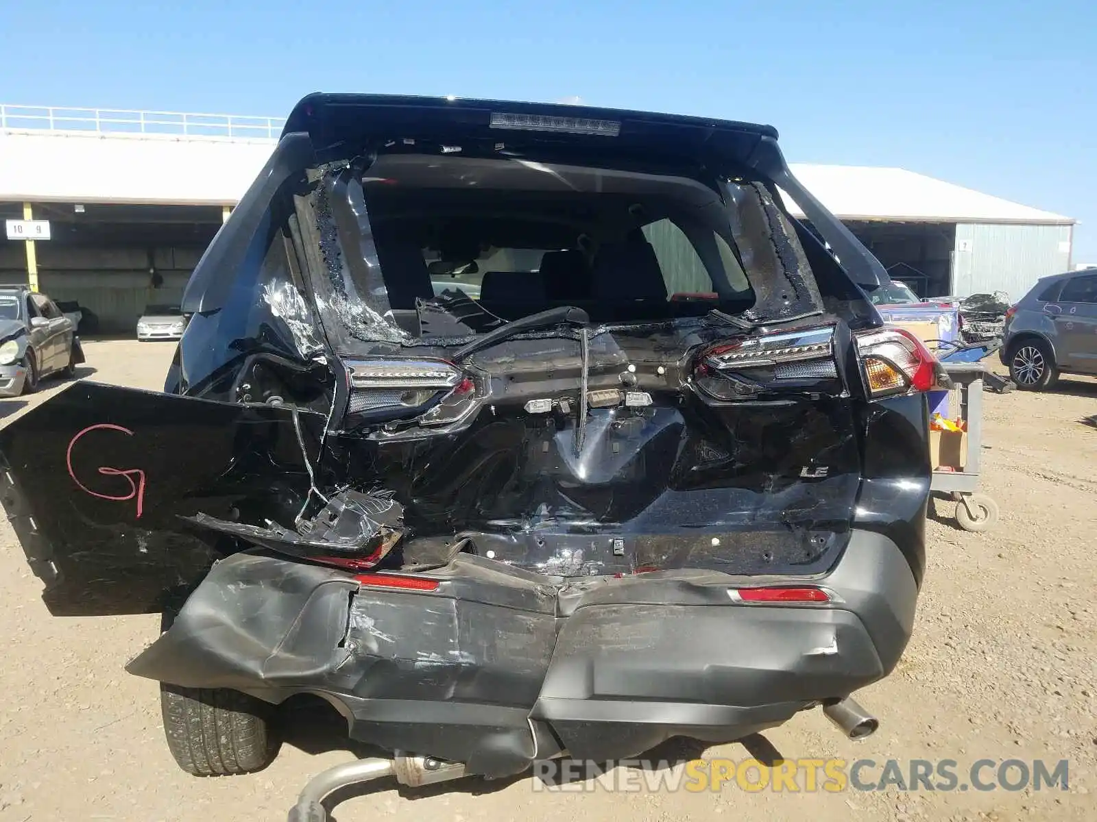 9 Photograph of a damaged car 2T3H1RFV4KC013373 TOYOTA RAV4 2019