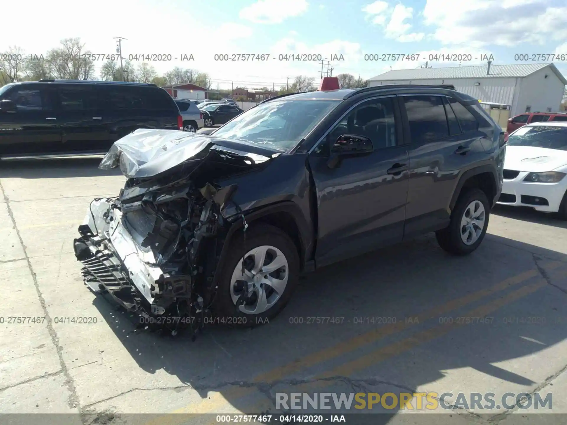 2 Photograph of a damaged car 2T3H1RFV4KC017133 TOYOTA RAV4 2019