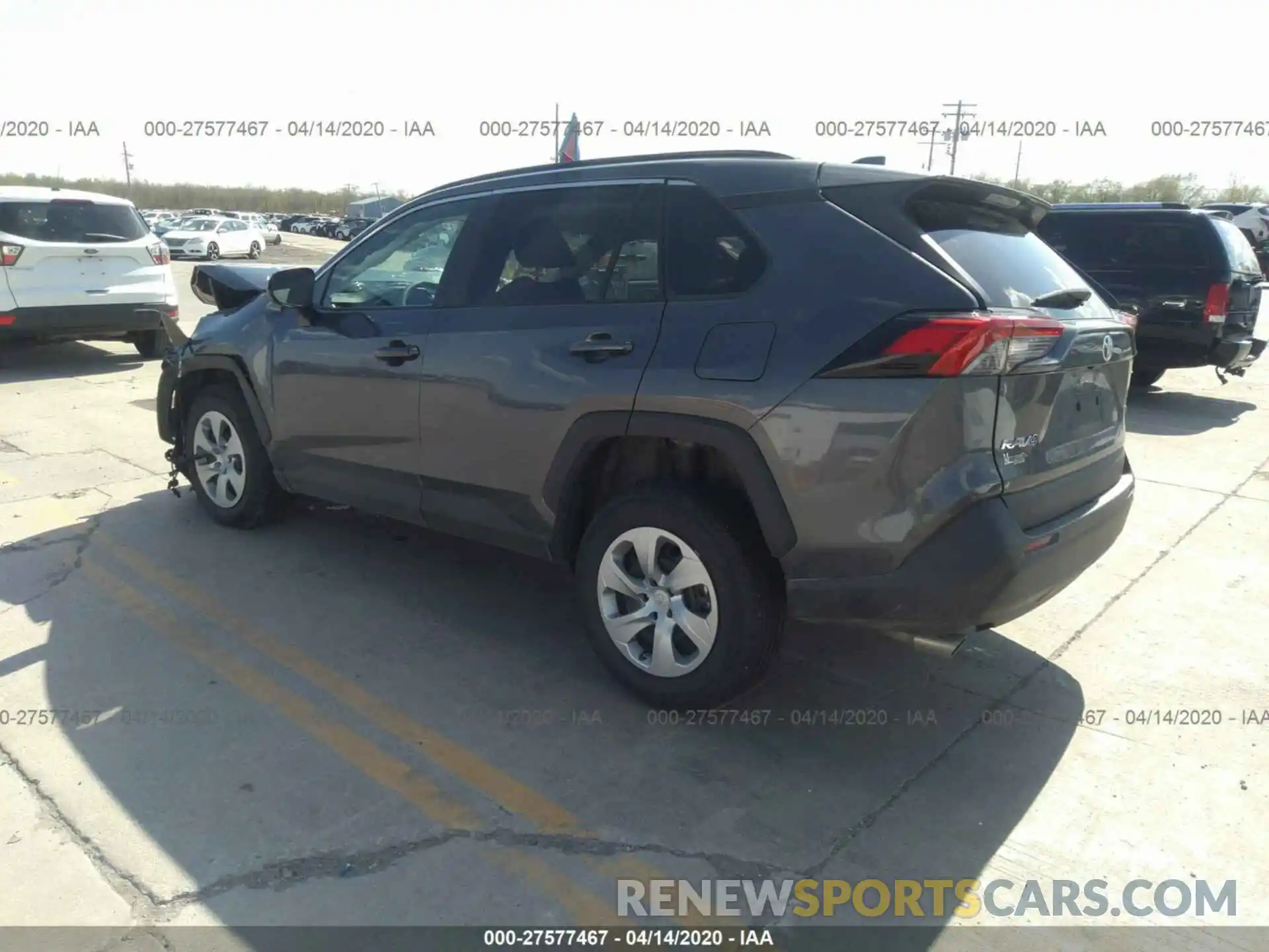 3 Photograph of a damaged car 2T3H1RFV4KC017133 TOYOTA RAV4 2019