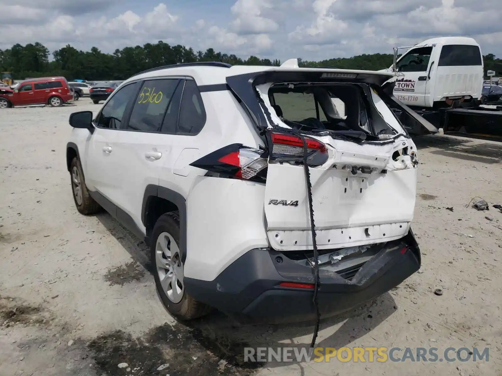 3 Photograph of a damaged car 2T3H1RFV4KC018797 TOYOTA RAV4 2019