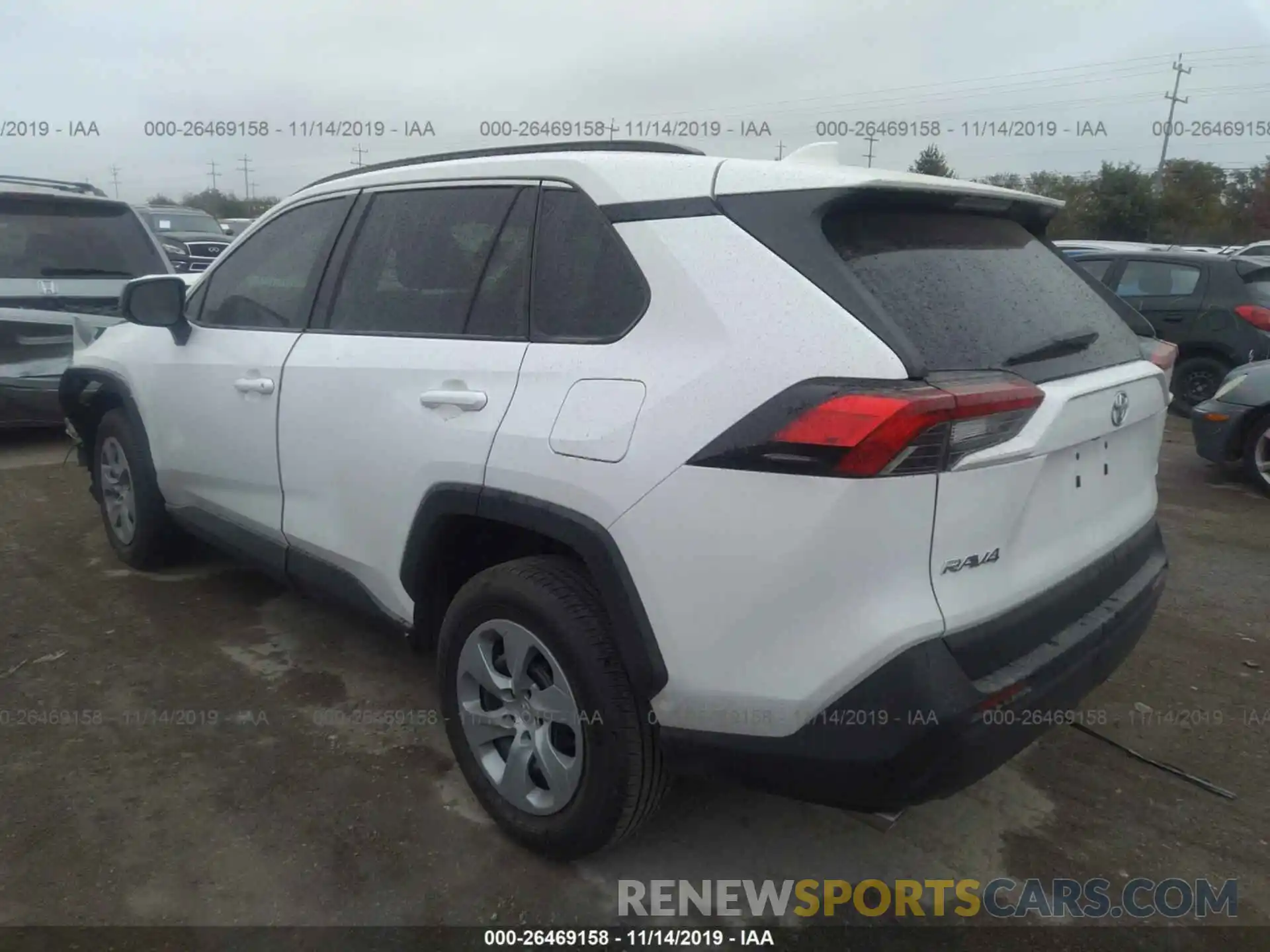 3 Фотография поврежденного автомобиля 2T3H1RFV4KC022283 TOYOTA RAV4 2019