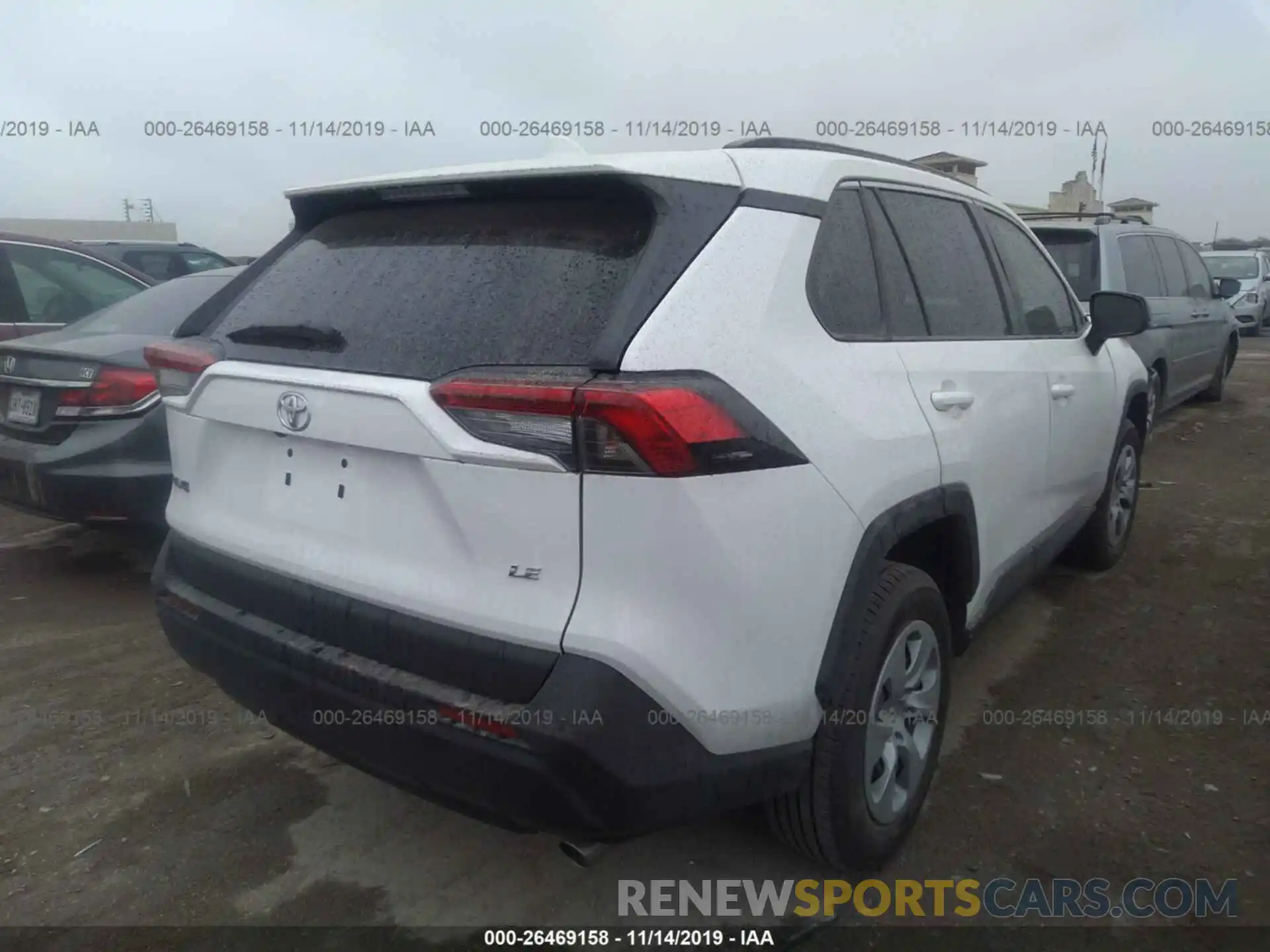 4 Фотография поврежденного автомобиля 2T3H1RFV4KC022283 TOYOTA RAV4 2019