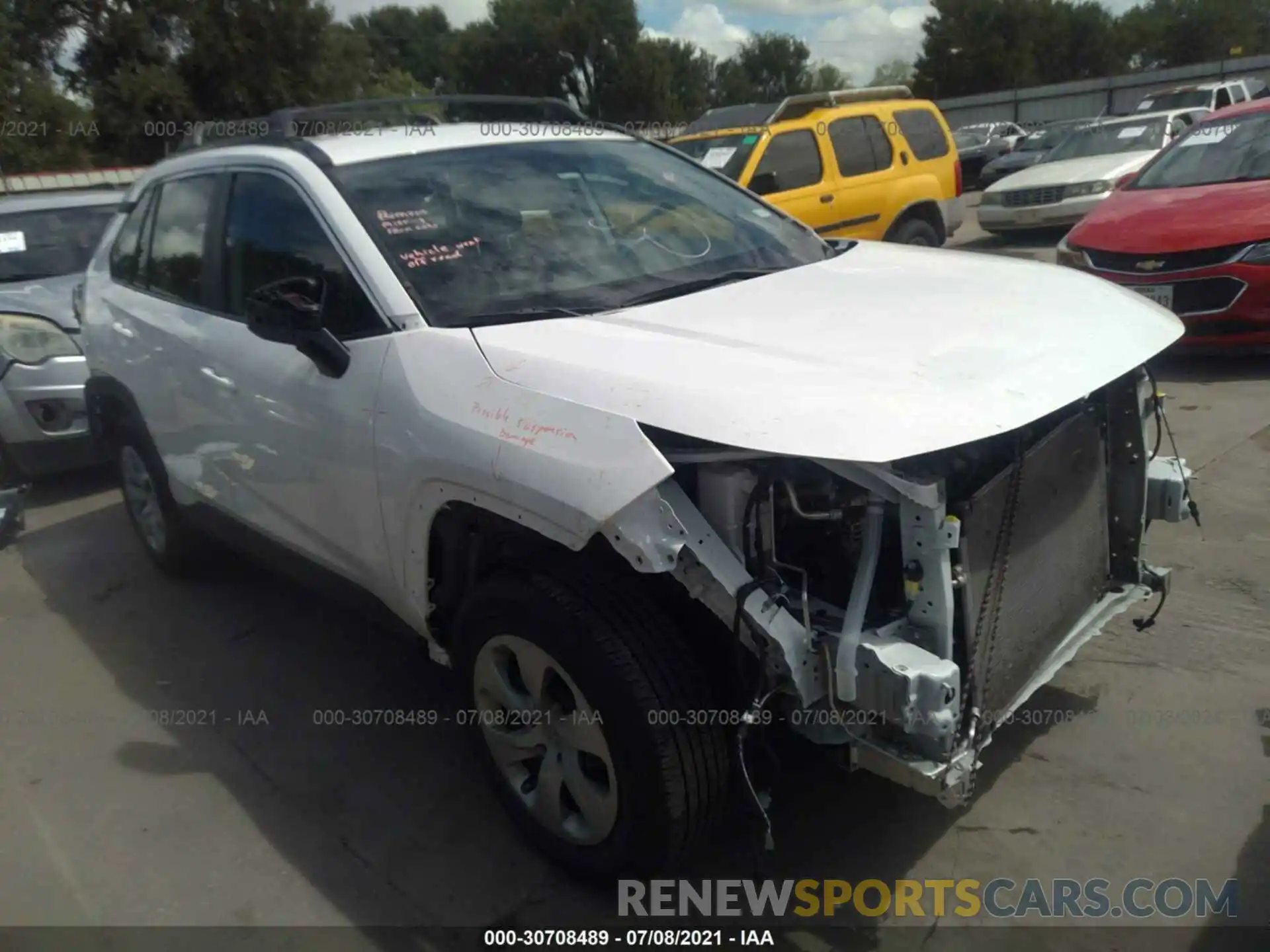 1 Photograph of a damaged car 2T3H1RFV4KC024020 TOYOTA RAV4 2019