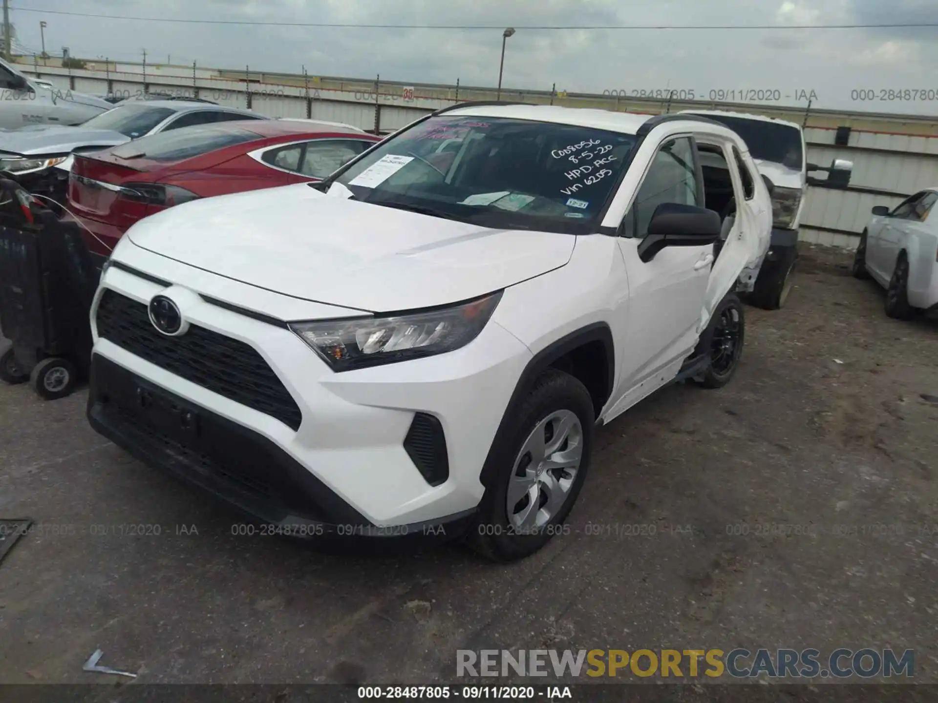 2 Photograph of a damaged car 2T3H1RFV4KC026205 TOYOTA RAV4 2019