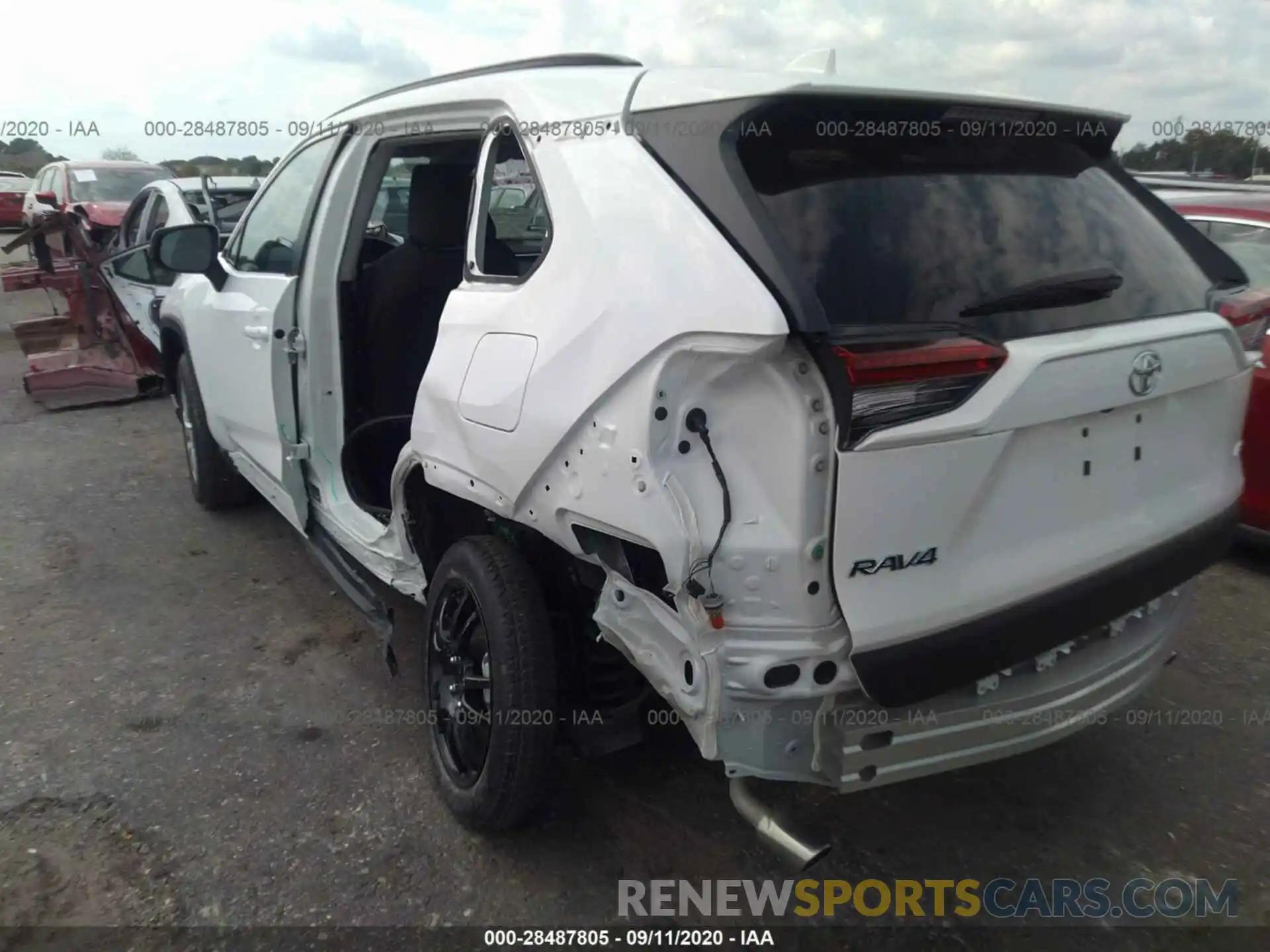 6 Фотография поврежденного автомобиля 2T3H1RFV4KC026205 TOYOTA RAV4 2019