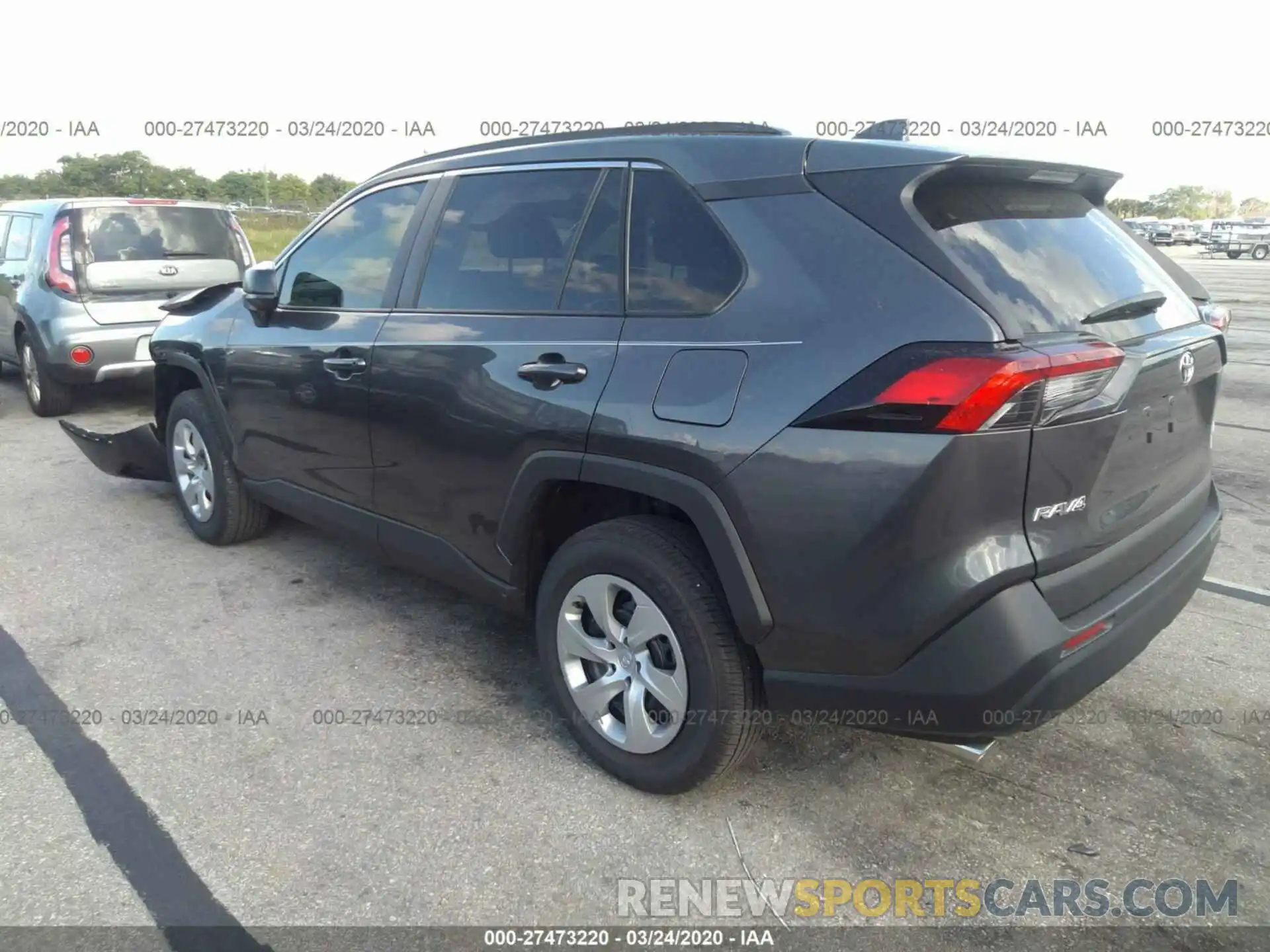 3 Photograph of a damaged car 2T3H1RFV4KC029475 TOYOTA RAV4 2019