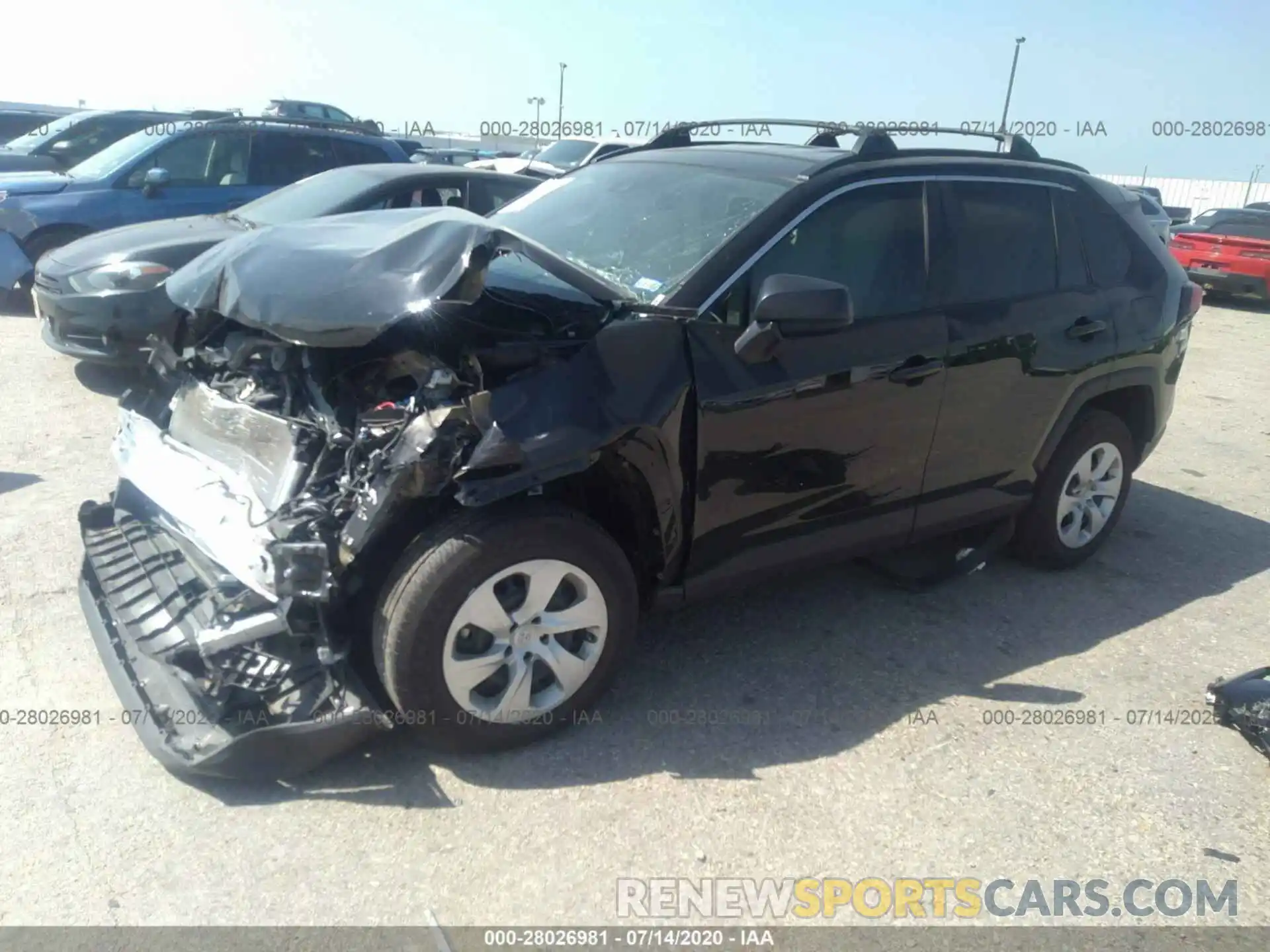 2 Photograph of a damaged car 2T3H1RFV4KC029671 TOYOTA RAV4 2019