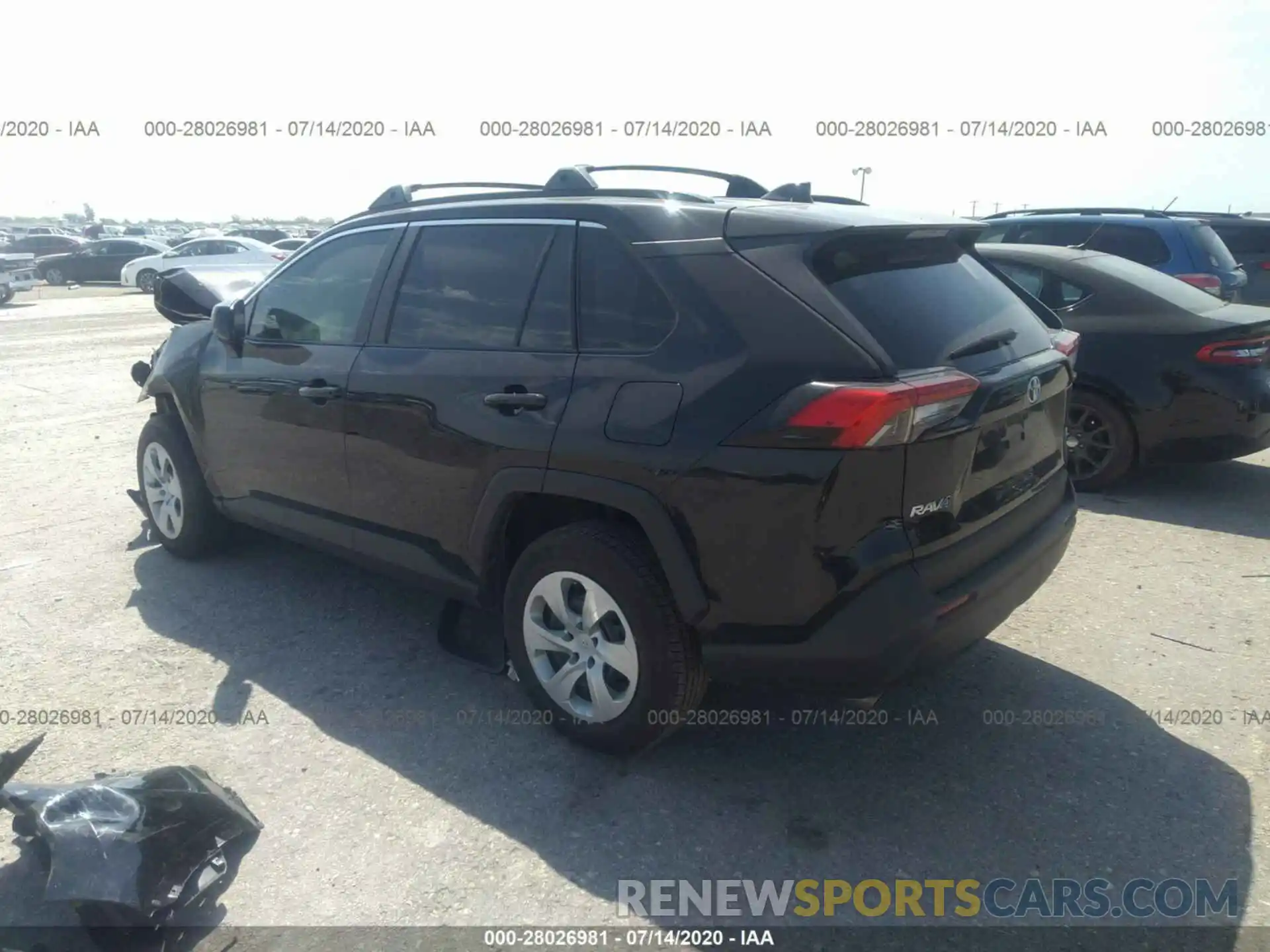 3 Photograph of a damaged car 2T3H1RFV4KC029671 TOYOTA RAV4 2019