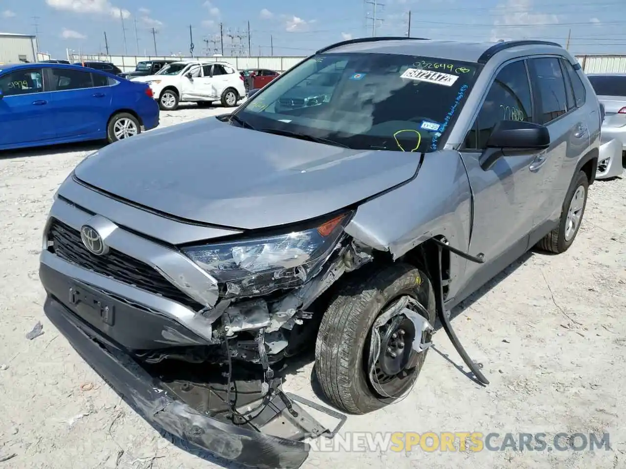 2 Фотография поврежденного автомобиля 2T3H1RFV4KC032649 TOYOTA RAV4 2019