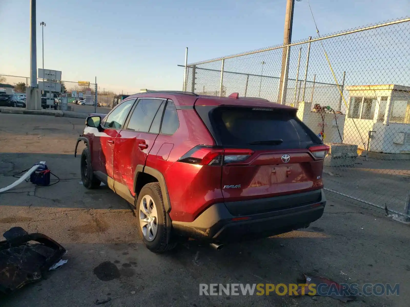 3 Photograph of a damaged car 2T3H1RFV4KW008074 TOYOTA RAV4 2019