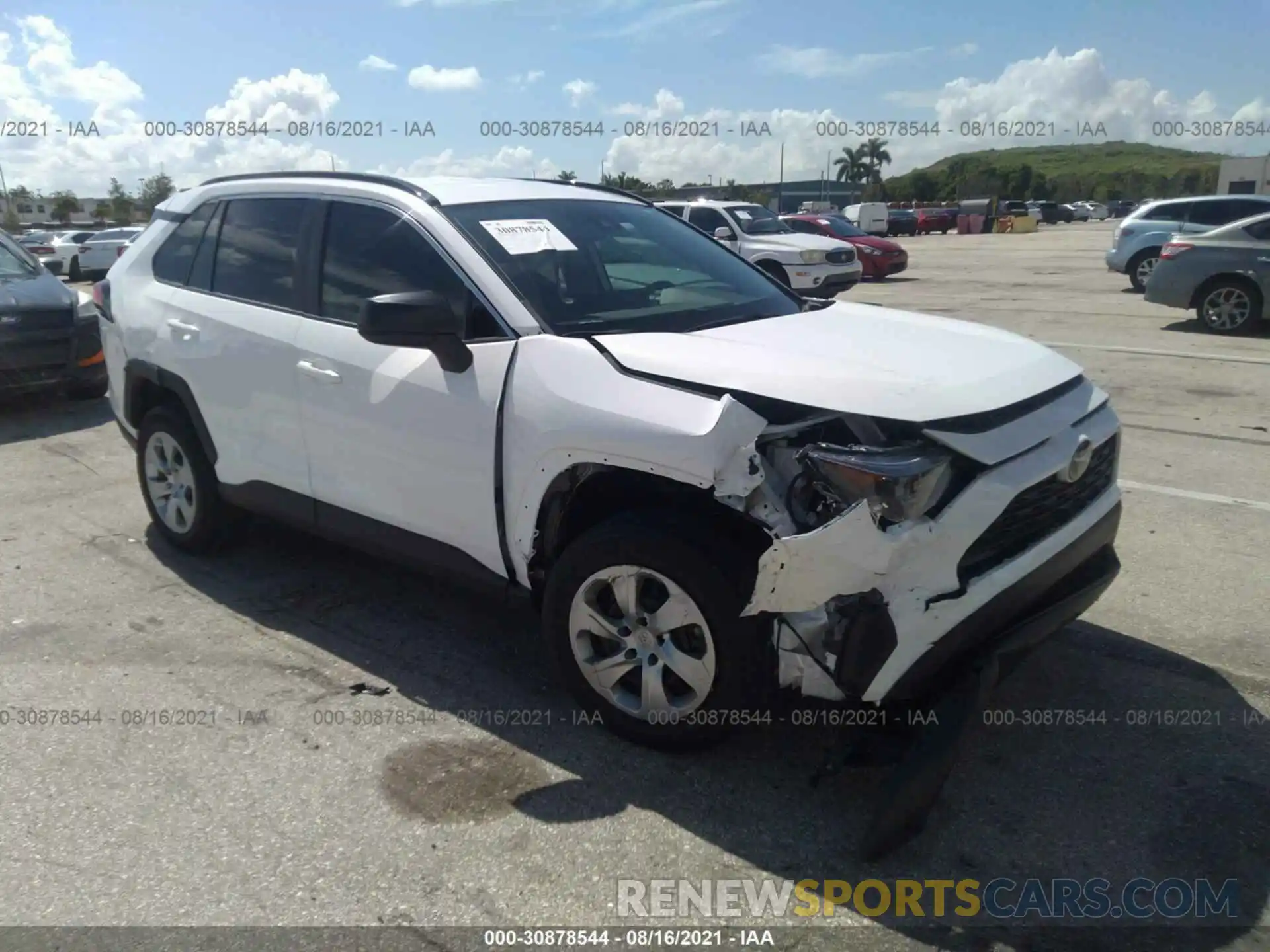 1 Фотография поврежденного автомобиля 2T3H1RFV4KW012478 TOYOTA RAV4 2019