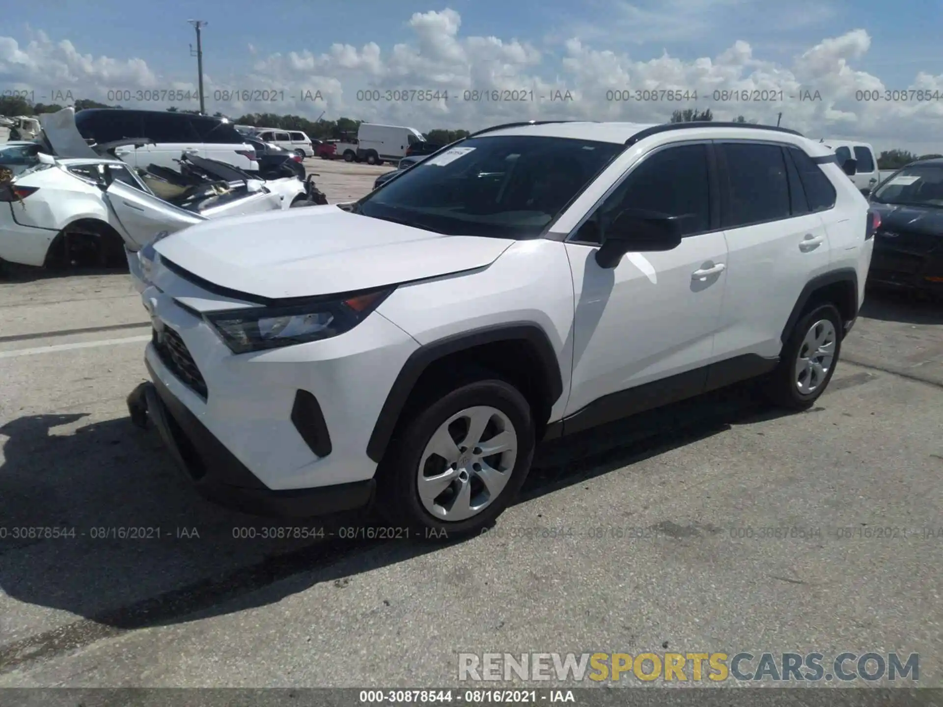 2 Фотография поврежденного автомобиля 2T3H1RFV4KW012478 TOYOTA RAV4 2019