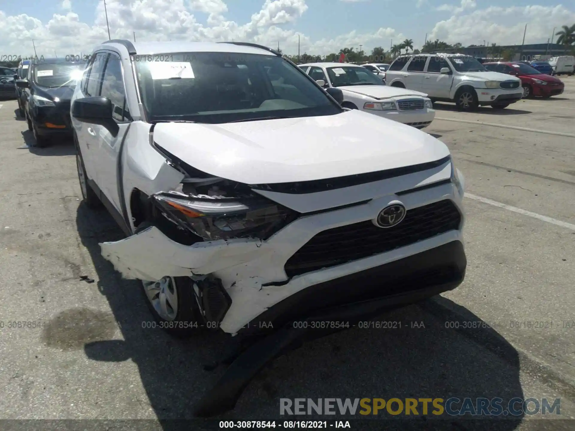 6 Photograph of a damaged car 2T3H1RFV4KW012478 TOYOTA RAV4 2019