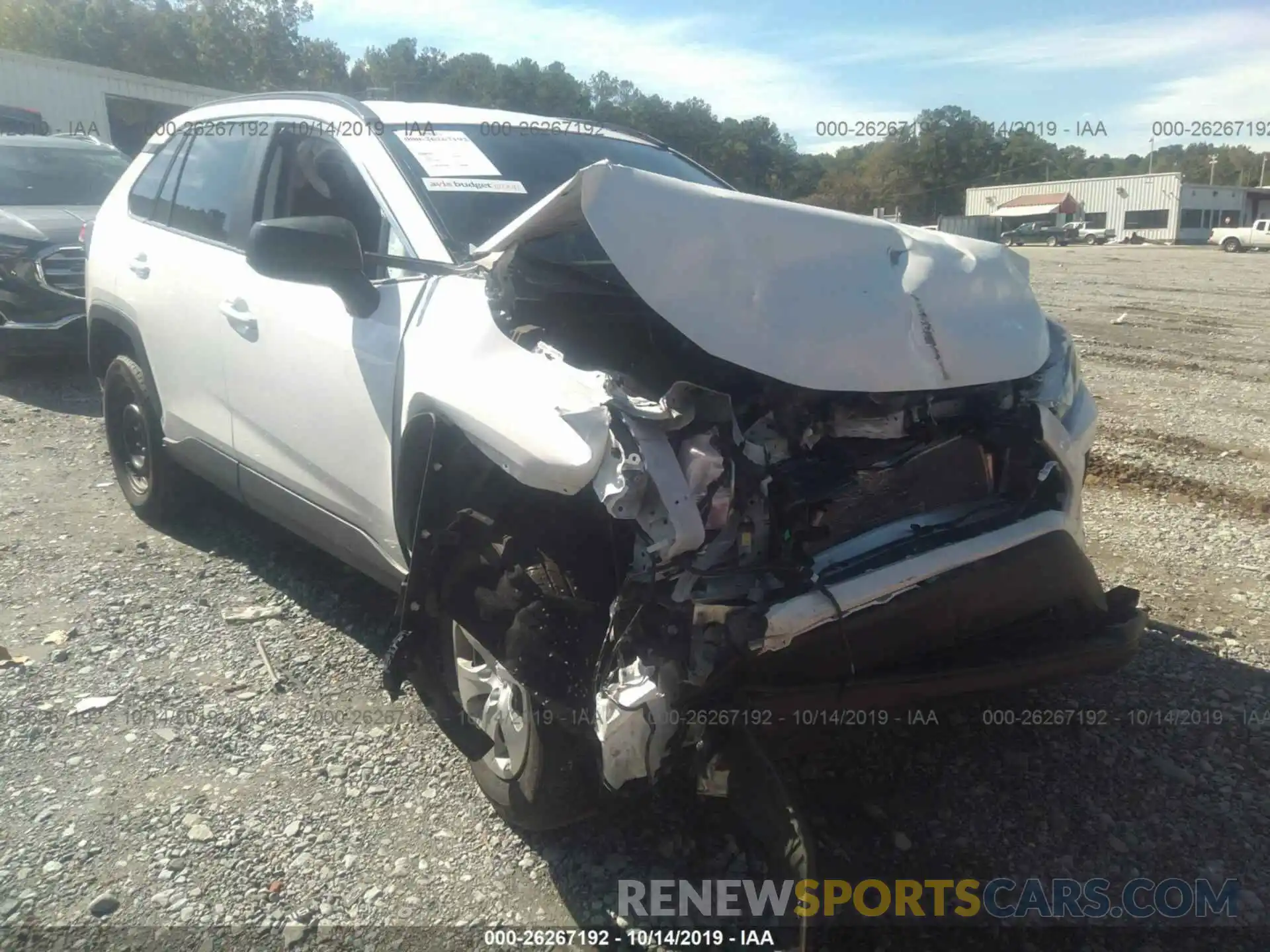 1 Photograph of a damaged car 2T3H1RFV4KW019155 TOYOTA RAV4 2019