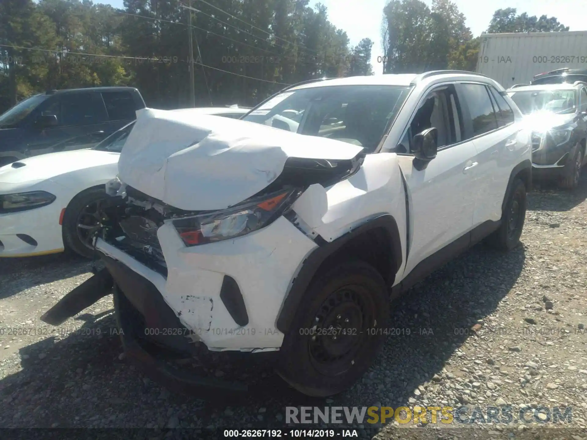 2 Photograph of a damaged car 2T3H1RFV4KW019155 TOYOTA RAV4 2019