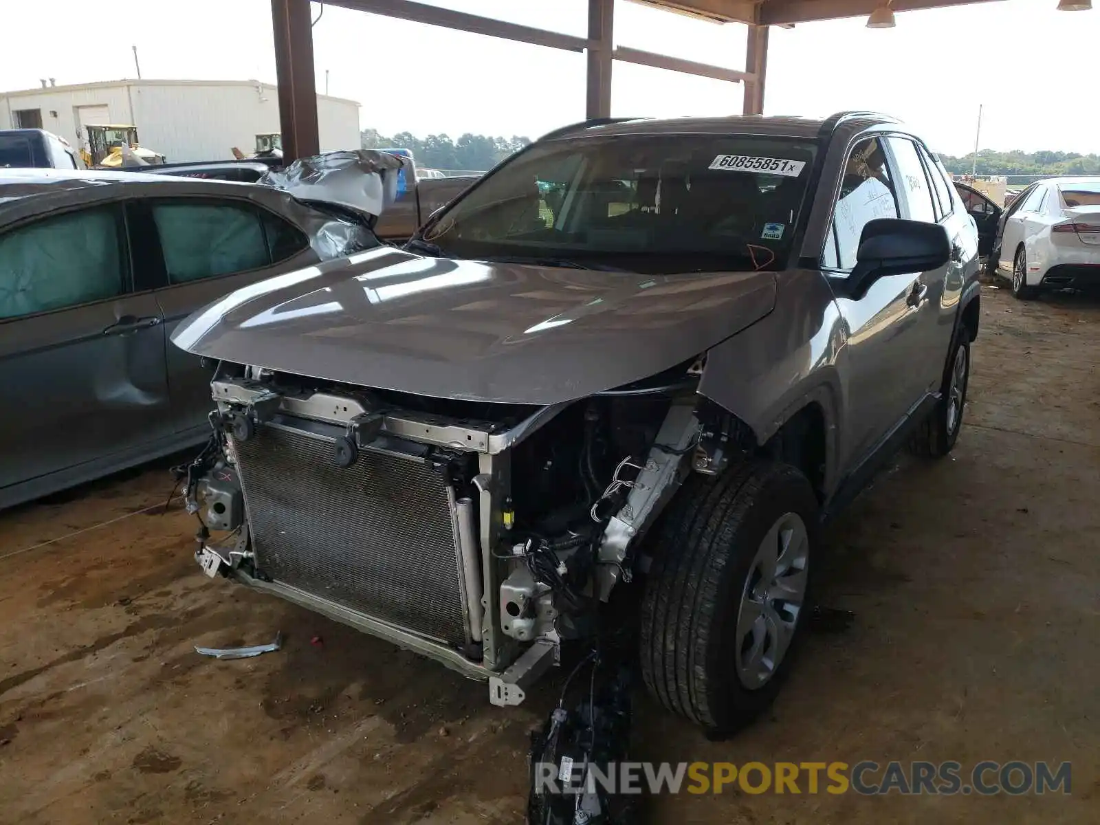 2 Photograph of a damaged car 2T3H1RFV4KW036313 TOYOTA RAV4 2019