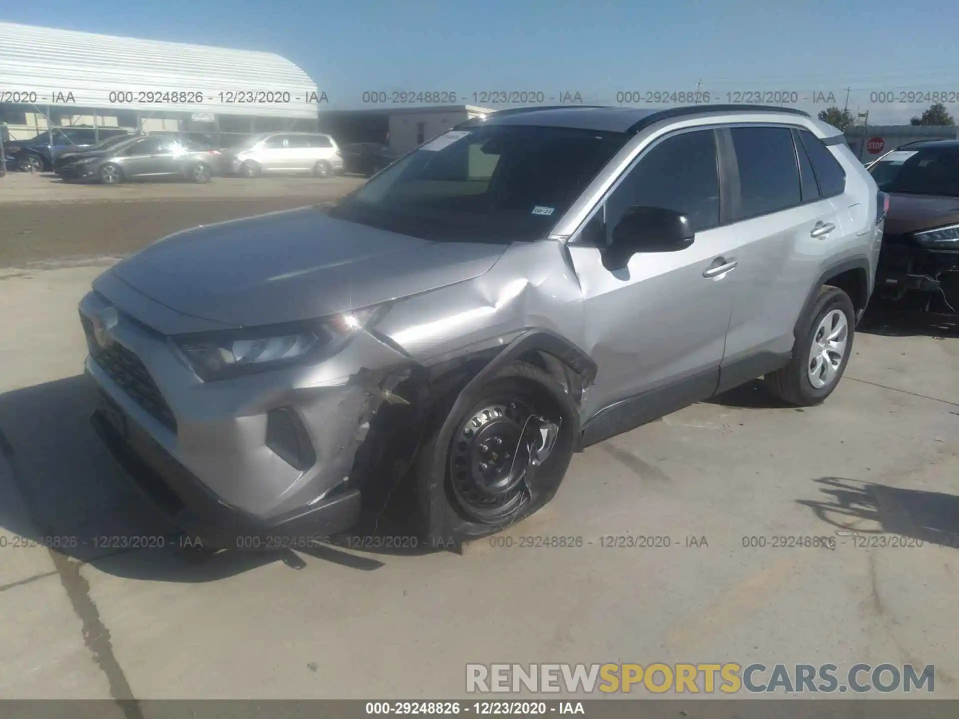 2 Photograph of a damaged car 2T3H1RFV4KW036683 TOYOTA RAV4 2019