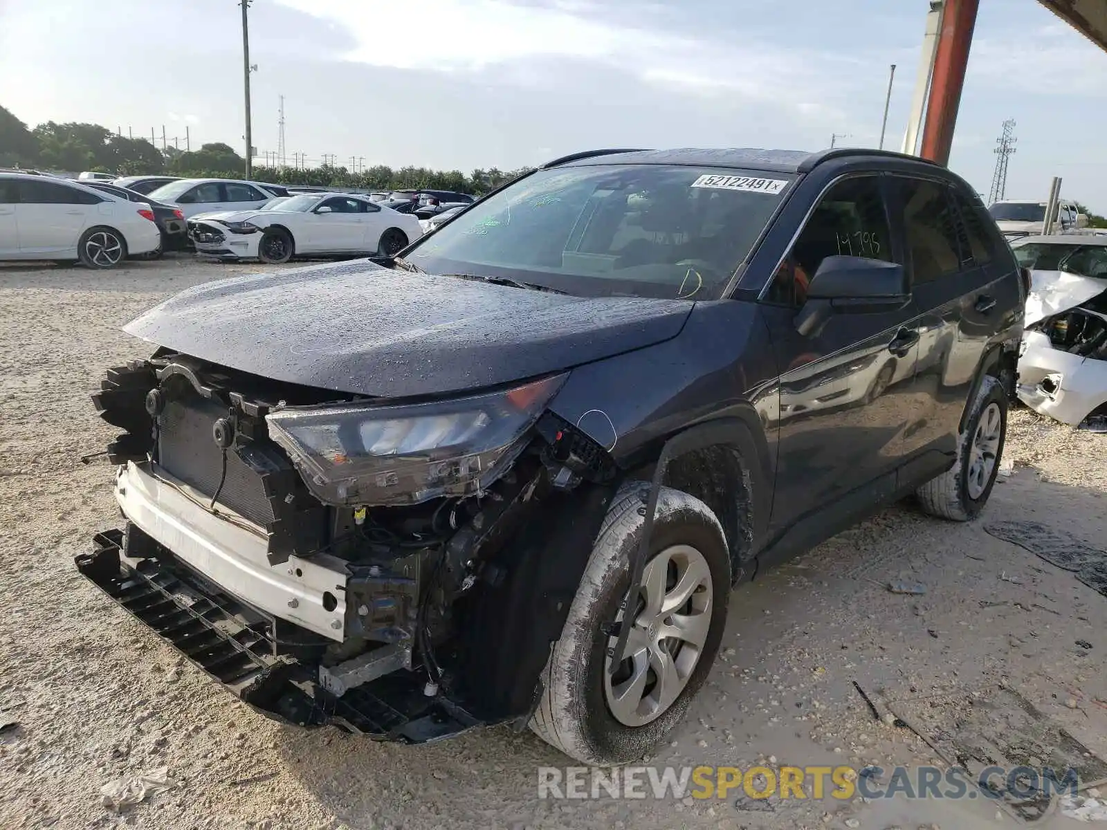 2 Photograph of a damaged car 2T3H1RFV4KW038014 TOYOTA RAV4 2019