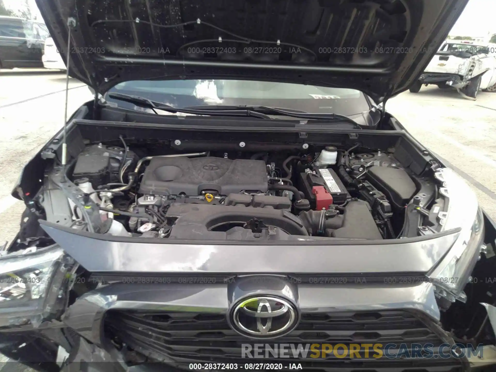 10 Фотография поврежденного автомобиля 2T3H1RFV4KW038725 TOYOTA RAV4 2019