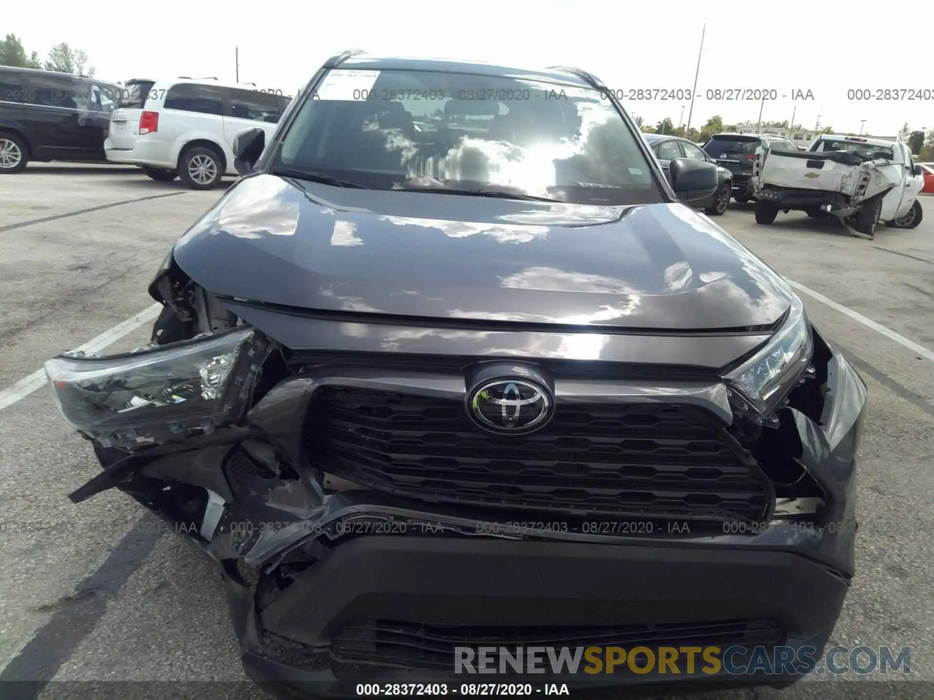 6 Photograph of a damaged car 2T3H1RFV4KW038725 TOYOTA RAV4 2019