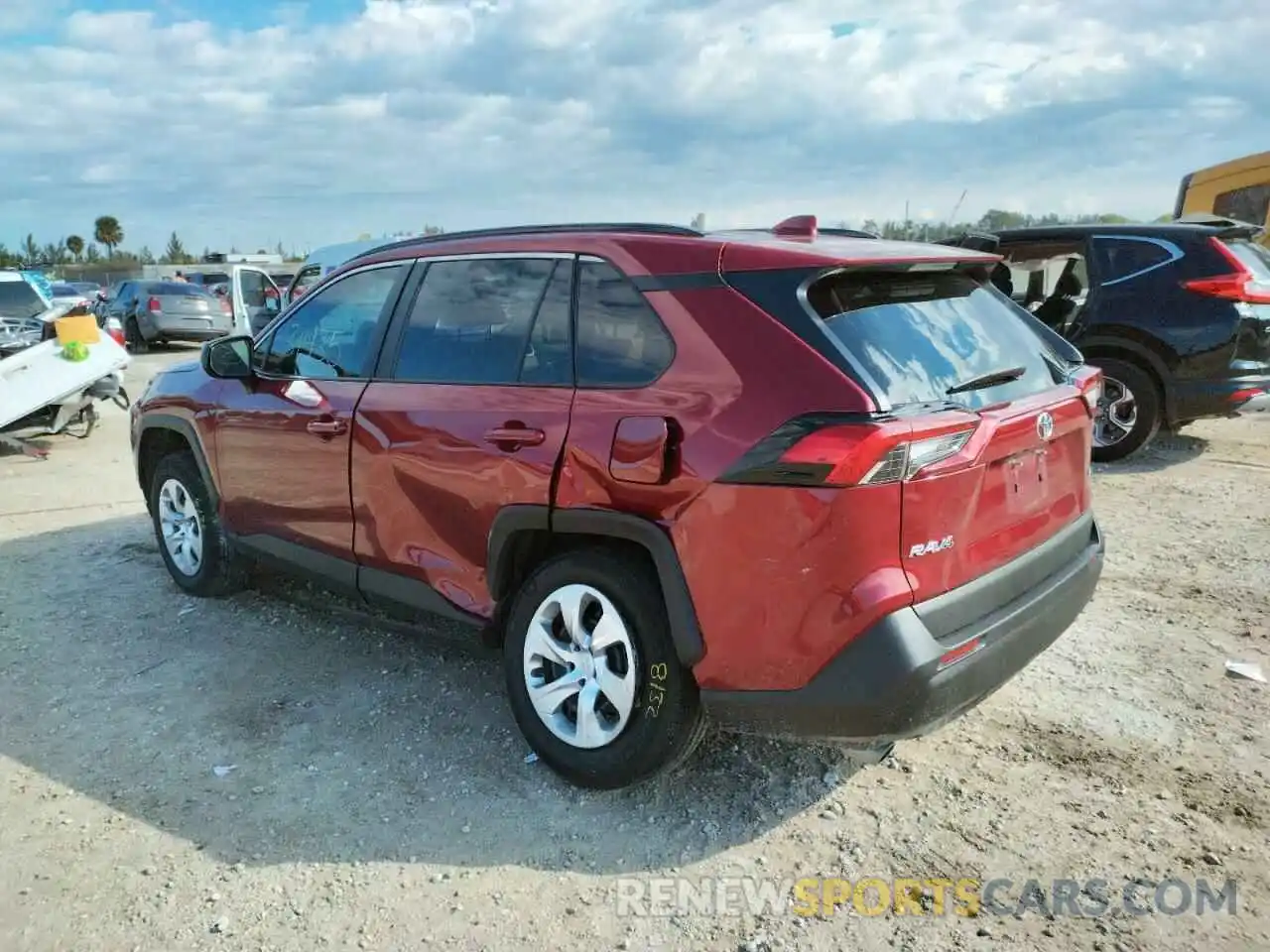 3 Фотография поврежденного автомобиля 2T3H1RFV4KW039342 TOYOTA RAV4 2019