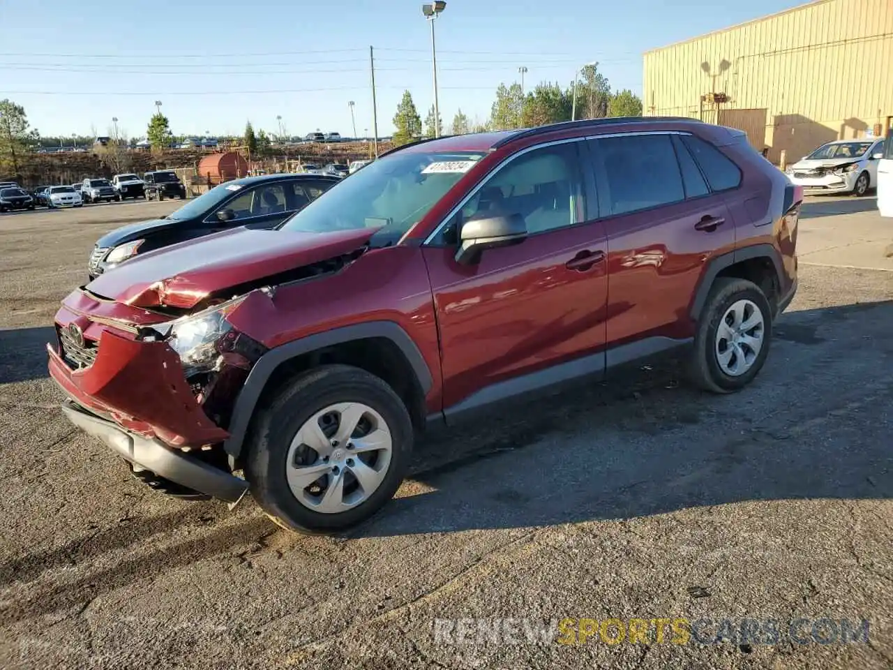 1 Photograph of a damaged car 2T3H1RFV4KW041057 TOYOTA RAV4 2019