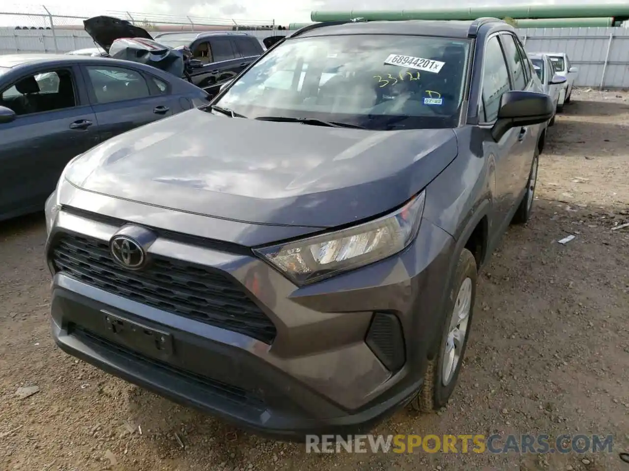 2 Фотография поврежденного автомобиля 2T3H1RFV4KW041415 TOYOTA RAV4 2019