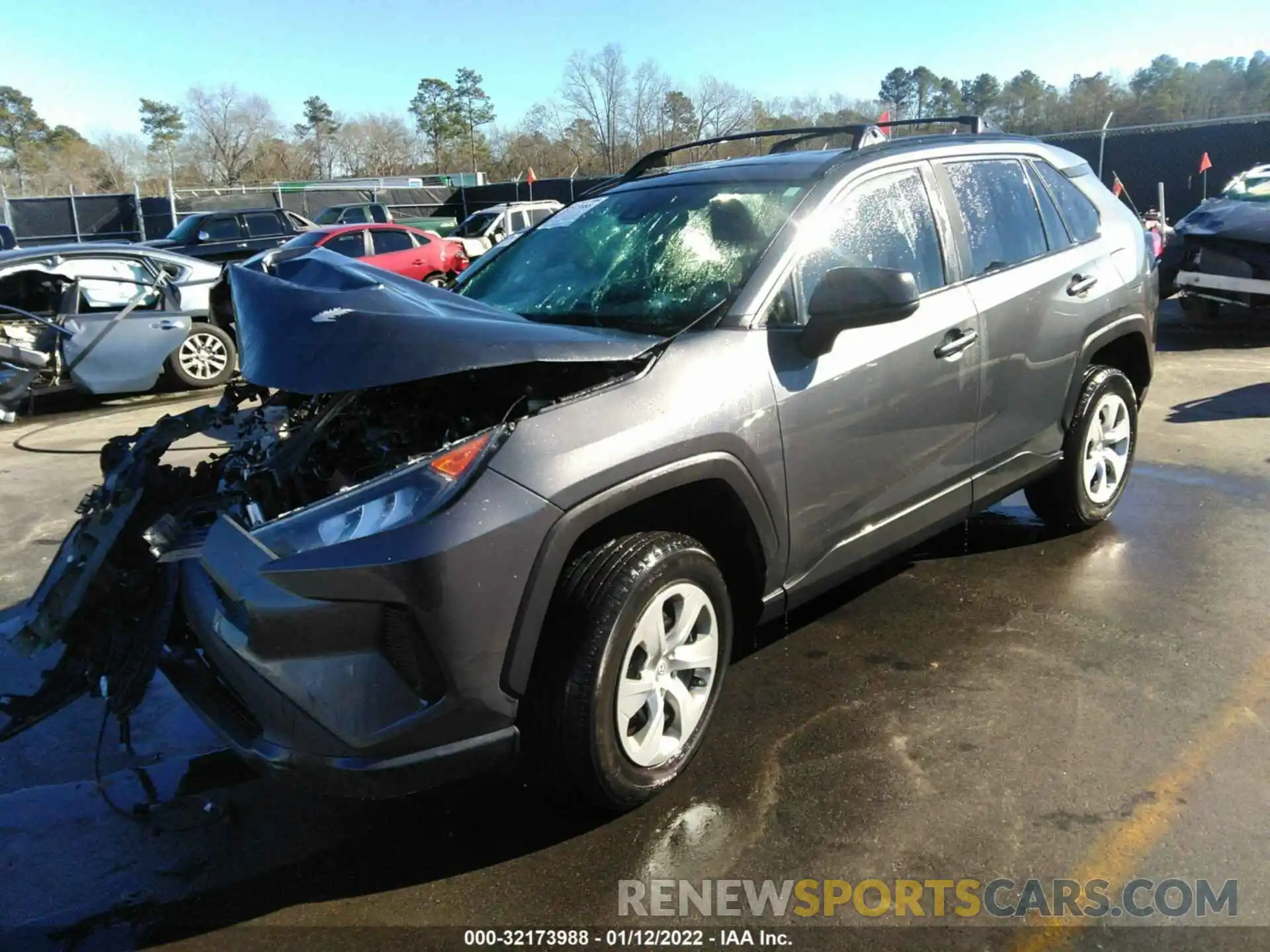 2 Photograph of a damaged car 2T3H1RFV4KW043956 TOYOTA RAV4 2019