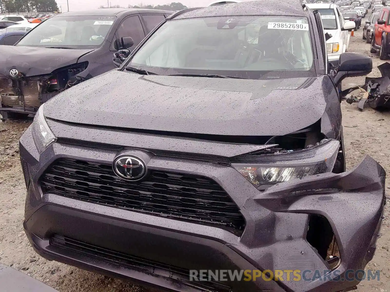 10 Photograph of a damaged car 2T3H1RFV4KW044184 TOYOTA RAV4 2019