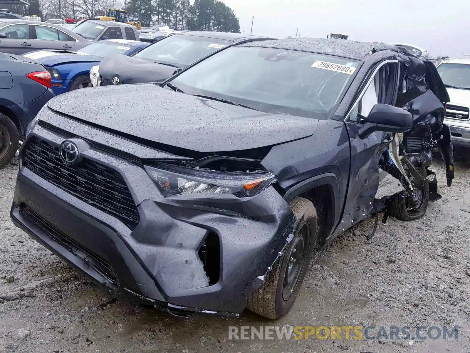 2 Photograph of a damaged car 2T3H1RFV4KW044184 TOYOTA RAV4 2019