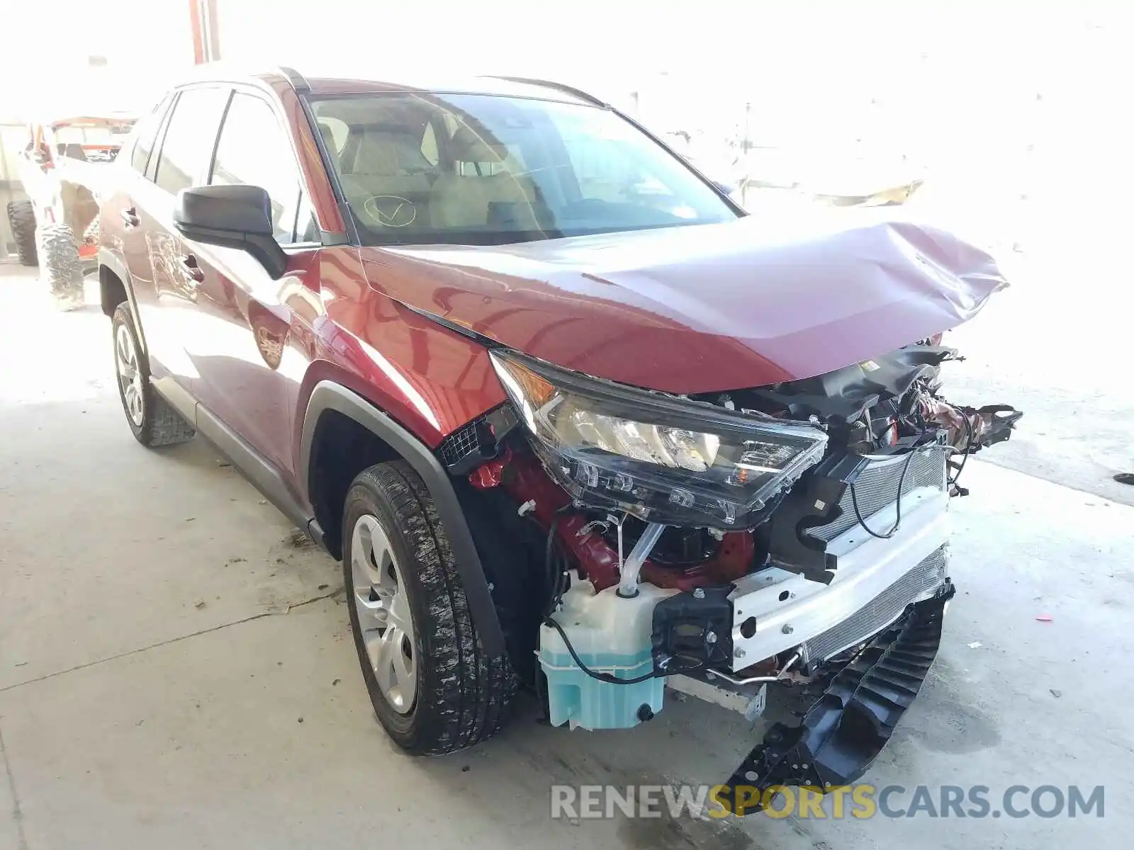 1 Photograph of a damaged car 2T3H1RFV4KW054665 TOYOTA RAV4 2019