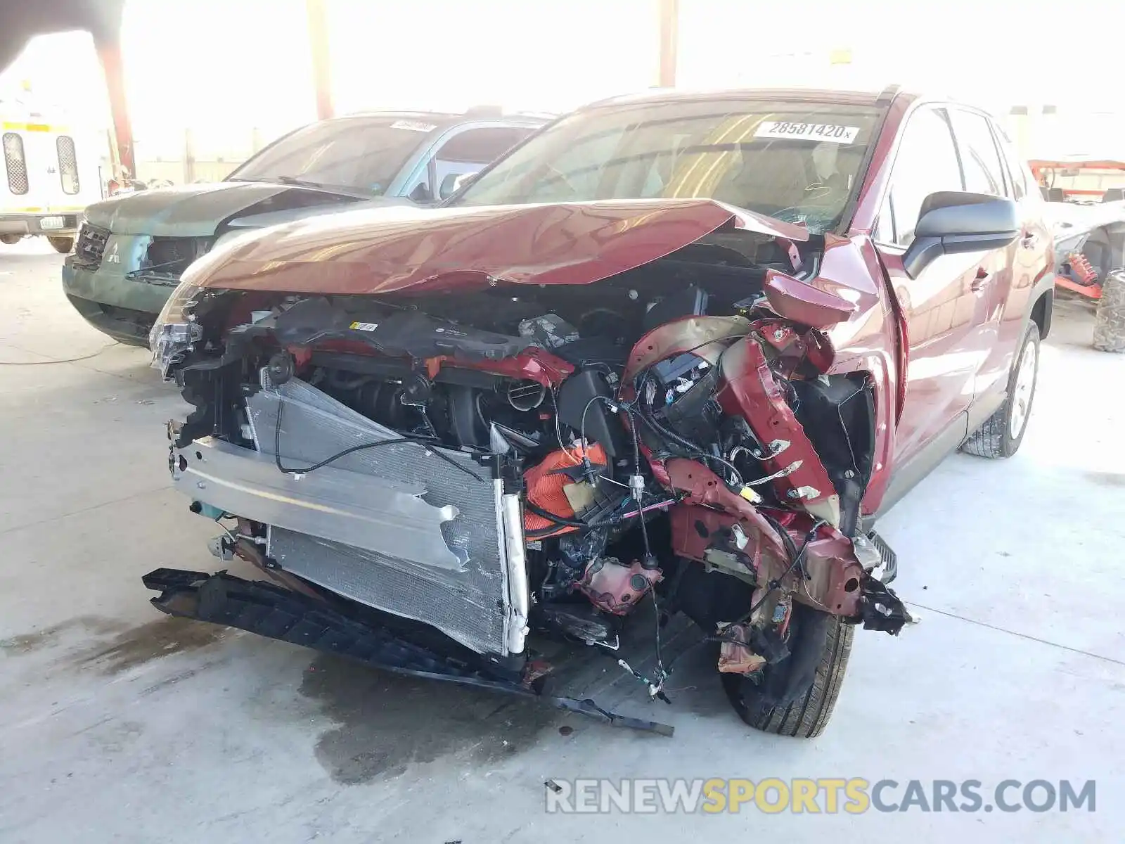 2 Photograph of a damaged car 2T3H1RFV4KW054665 TOYOTA RAV4 2019