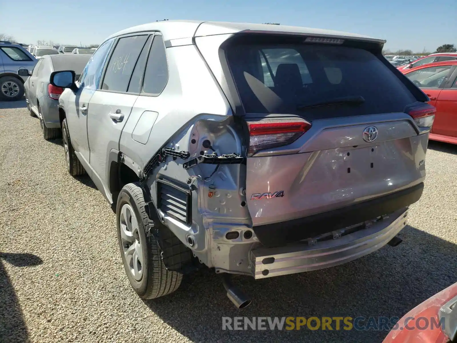 3 Photograph of a damaged car 2T3H1RFV4KW057324 TOYOTA RAV4 2019