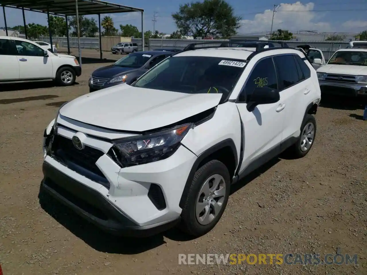 2 Photograph of a damaged car 2T3H1RFV5KC005668 TOYOTA RAV4 2019