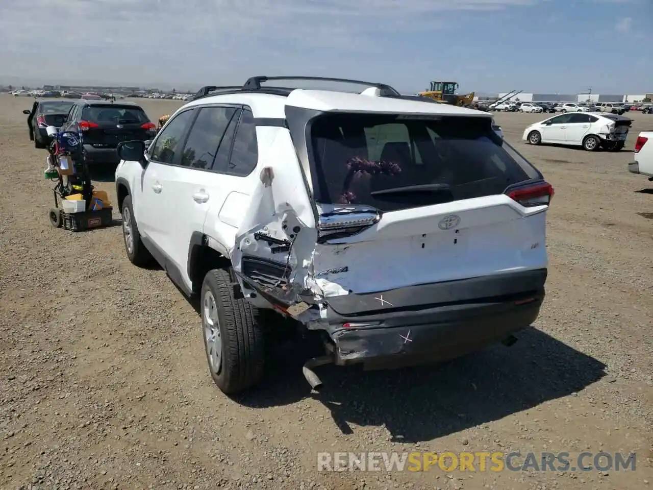 3 Photograph of a damaged car 2T3H1RFV5KC005668 TOYOTA RAV4 2019