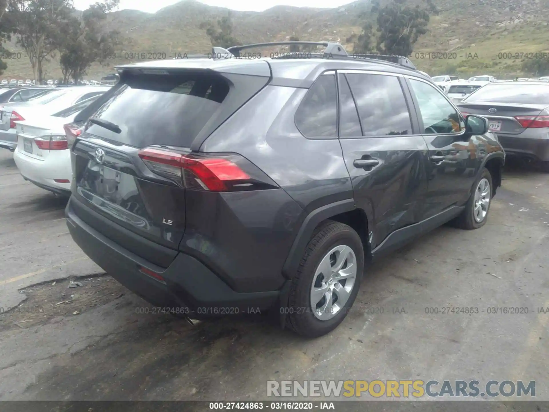 4 Фотография поврежденного автомобиля 2T3H1RFV5KC012118 TOYOTA RAV4 2019