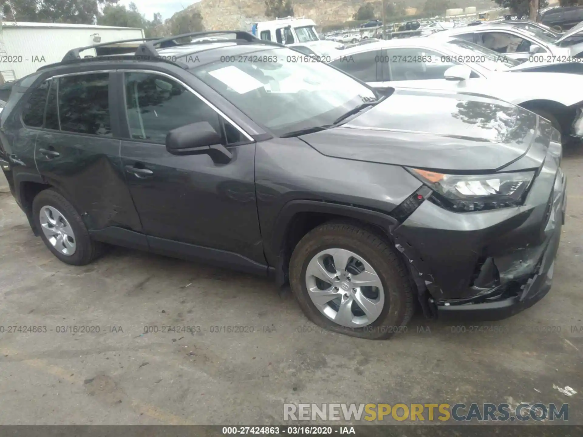 6 Фотография поврежденного автомобиля 2T3H1RFV5KC012118 TOYOTA RAV4 2019