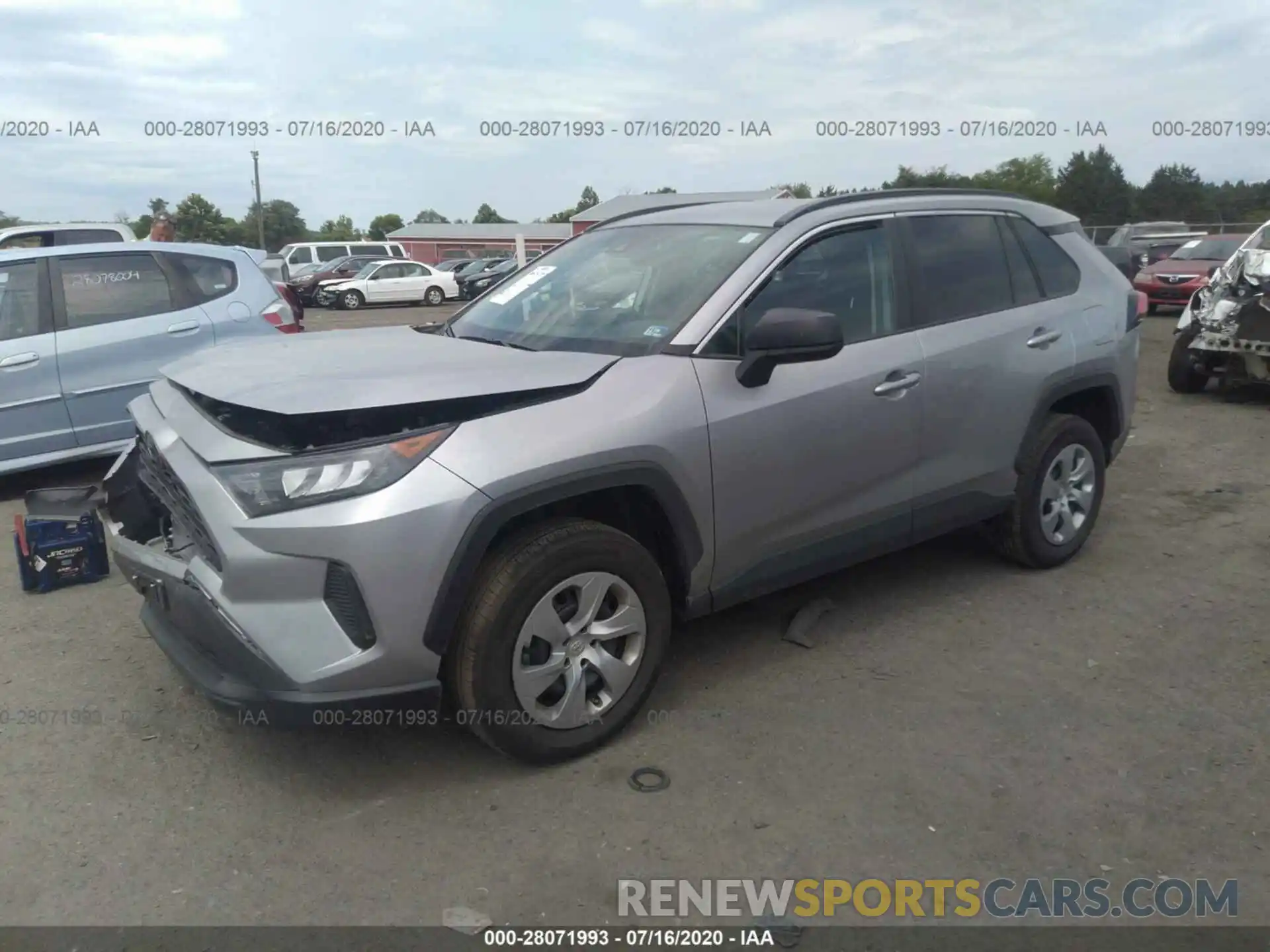 2 Фотография поврежденного автомобиля 2T3H1RFV5KC018789 TOYOTA RAV4 2019