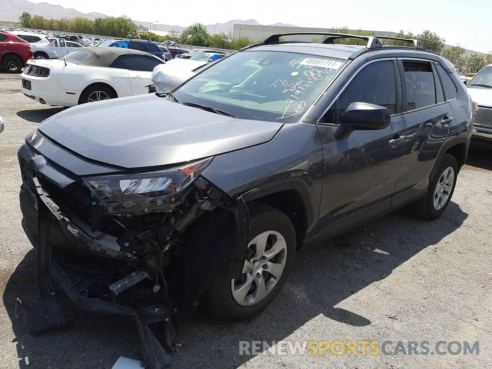 2 Фотография поврежденного автомобиля 2T3H1RFV5KC022258 TOYOTA RAV4 2019