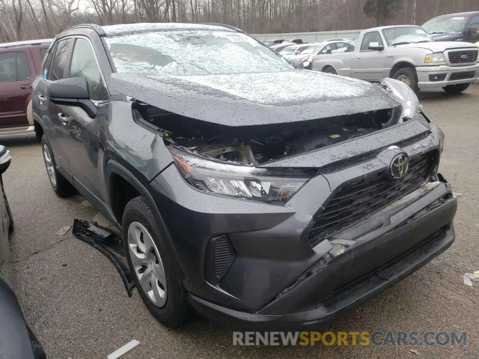 1 Photograph of a damaged car 2T3H1RFV5KC022311 TOYOTA RAV4 2019