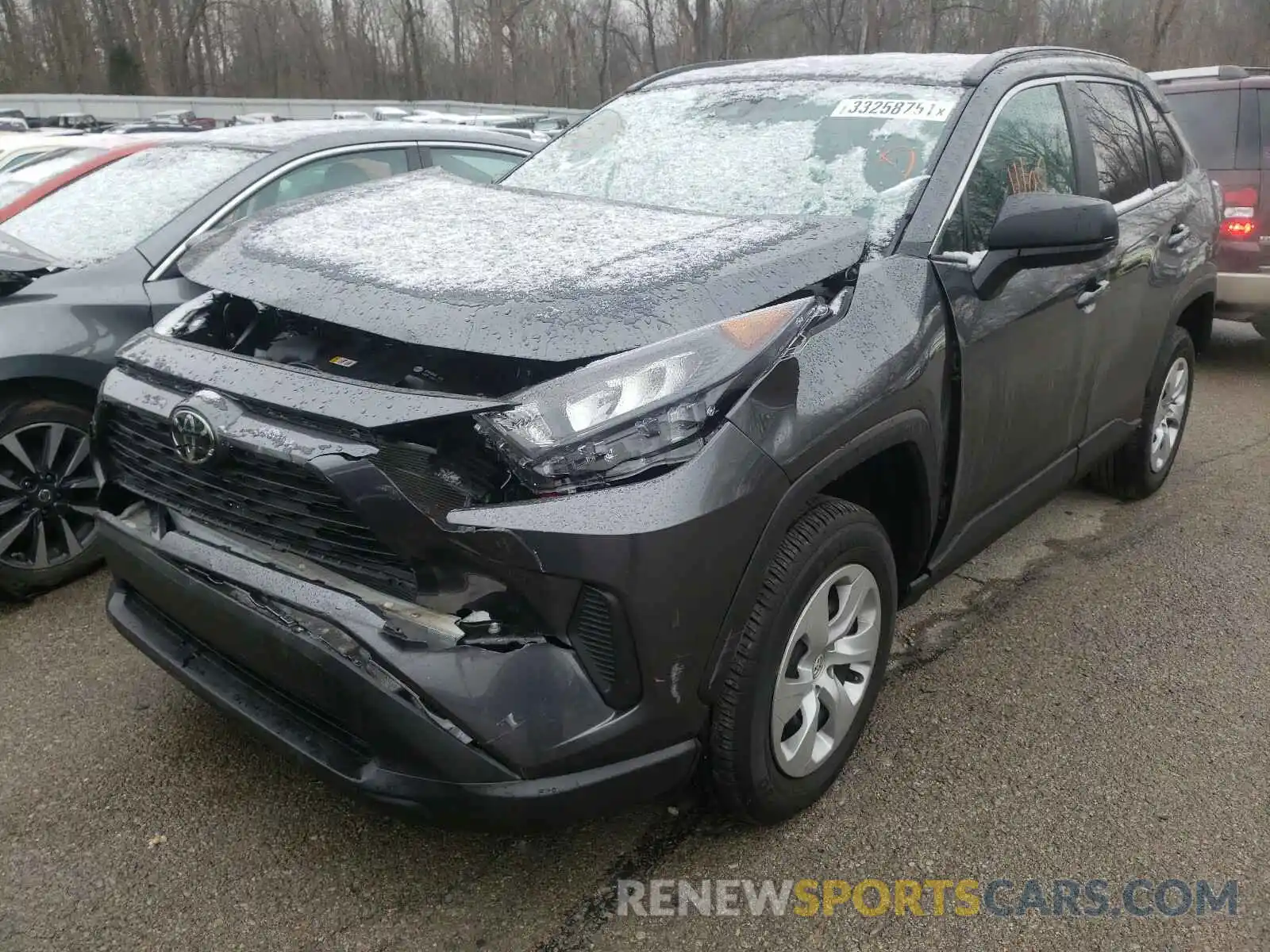 2 Photograph of a damaged car 2T3H1RFV5KC022311 TOYOTA RAV4 2019