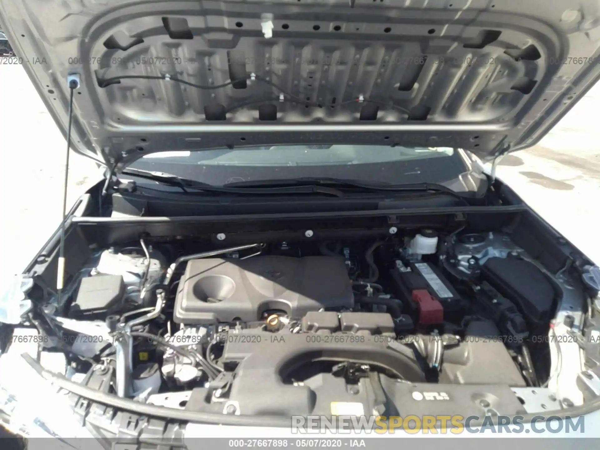 10 Фотография поврежденного автомобиля 2T3H1RFV5KC027119 TOYOTA RAV4 2019