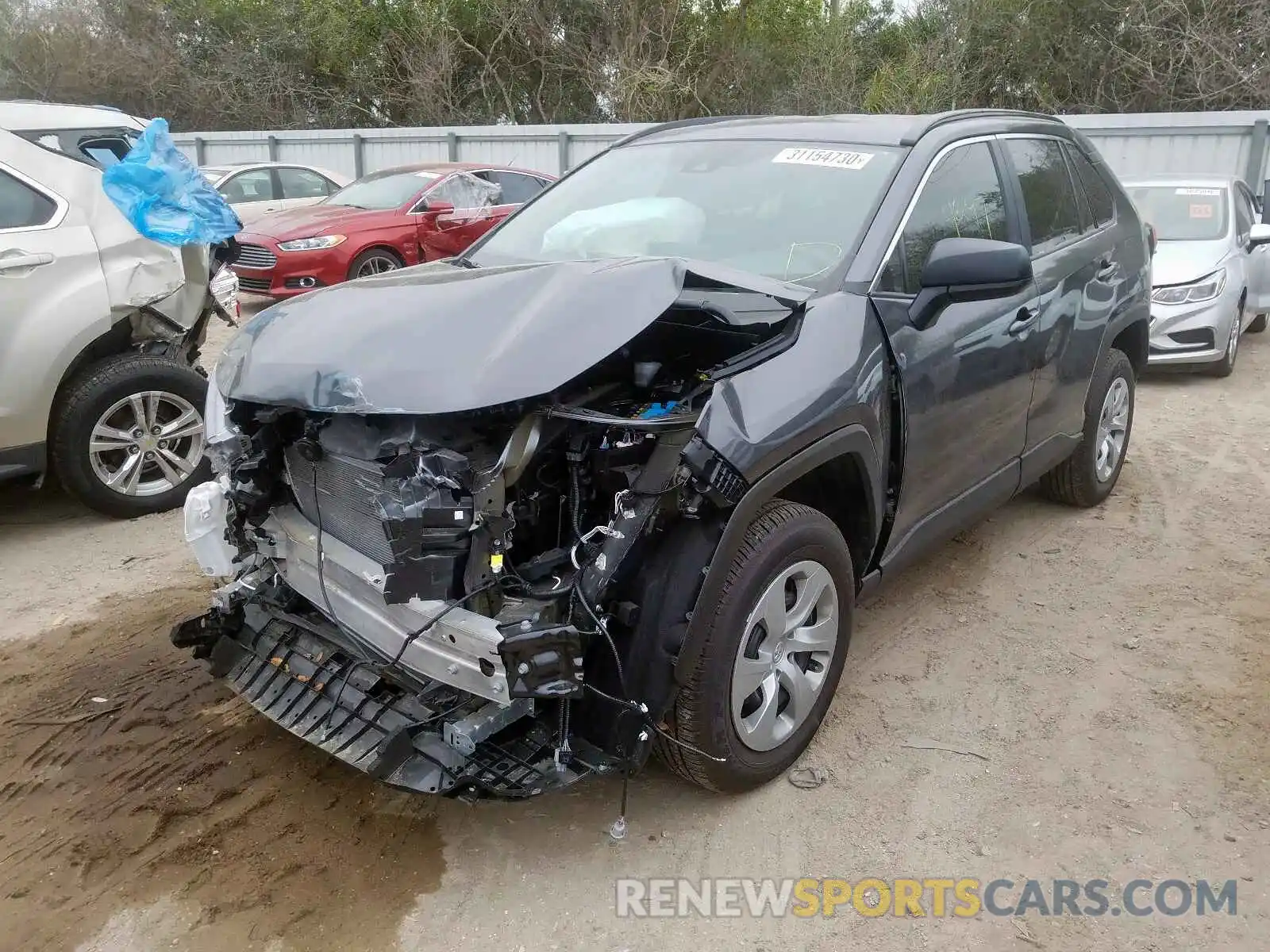 2 Photograph of a damaged car 2T3H1RFV5KC029064 TOYOTA RAV4 2019