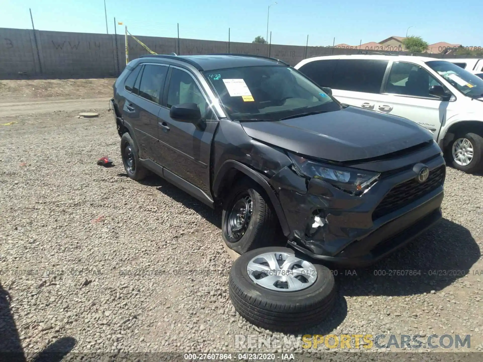 6 Фотография поврежденного автомобиля 2T3H1RFV5KW002056 TOYOTA RAV4 2019