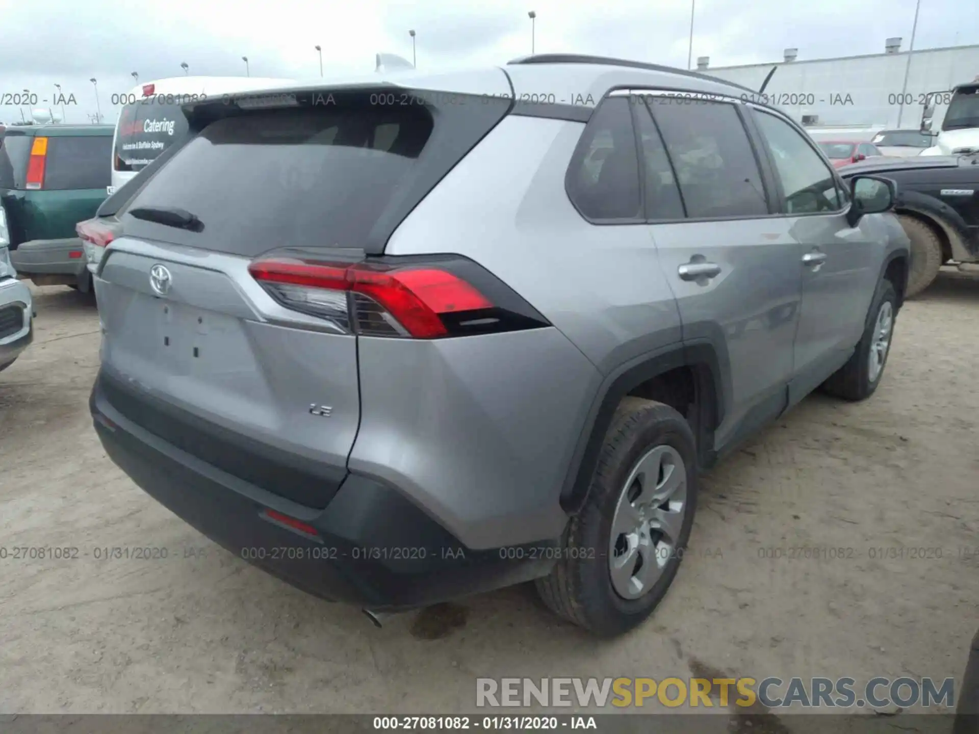 4 Фотография поврежденного автомобиля 2T3H1RFV5KW007578 TOYOTA RAV4 2019