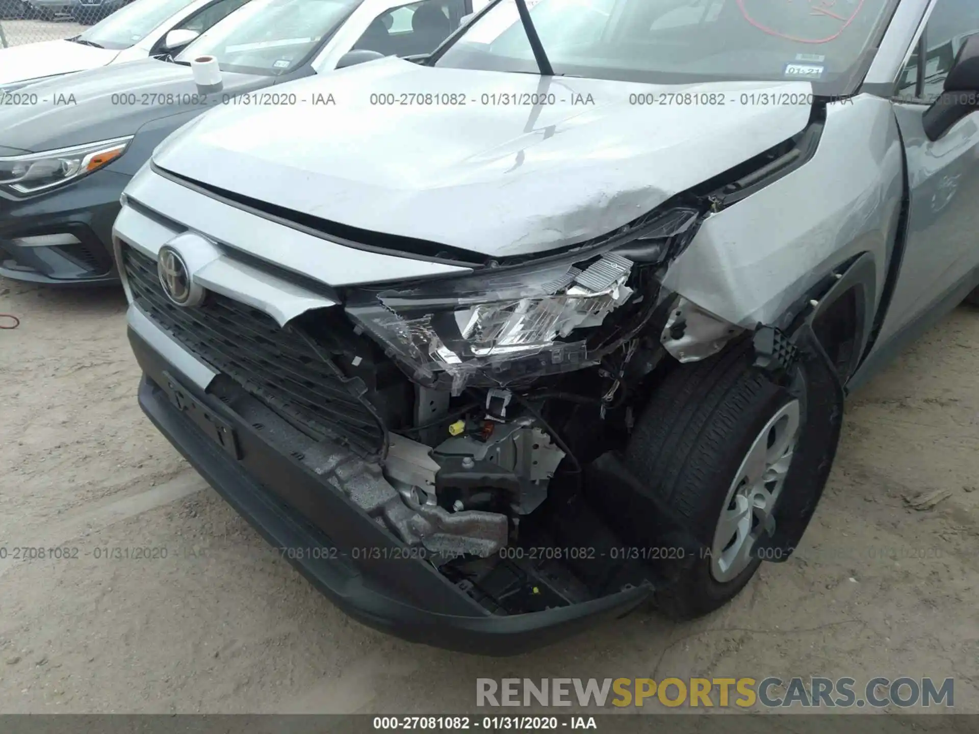 6 Photograph of a damaged car 2T3H1RFV5KW007578 TOYOTA RAV4 2019