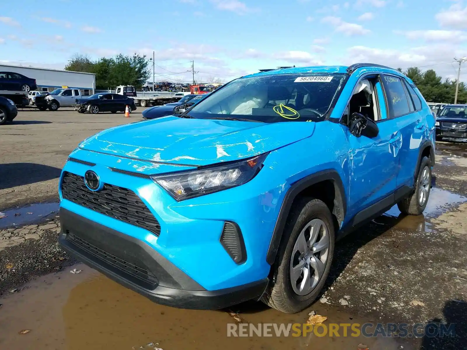 2 Photograph of a damaged car 2T3H1RFV5KW009492 TOYOTA RAV4 2019