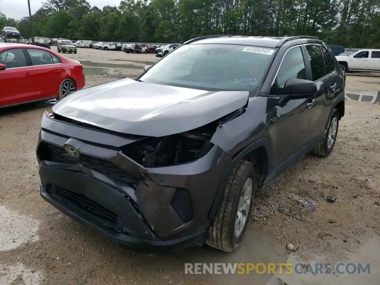 2 Photograph of a damaged car 2T3H1RFV5KW016913 TOYOTA RAV4 2019