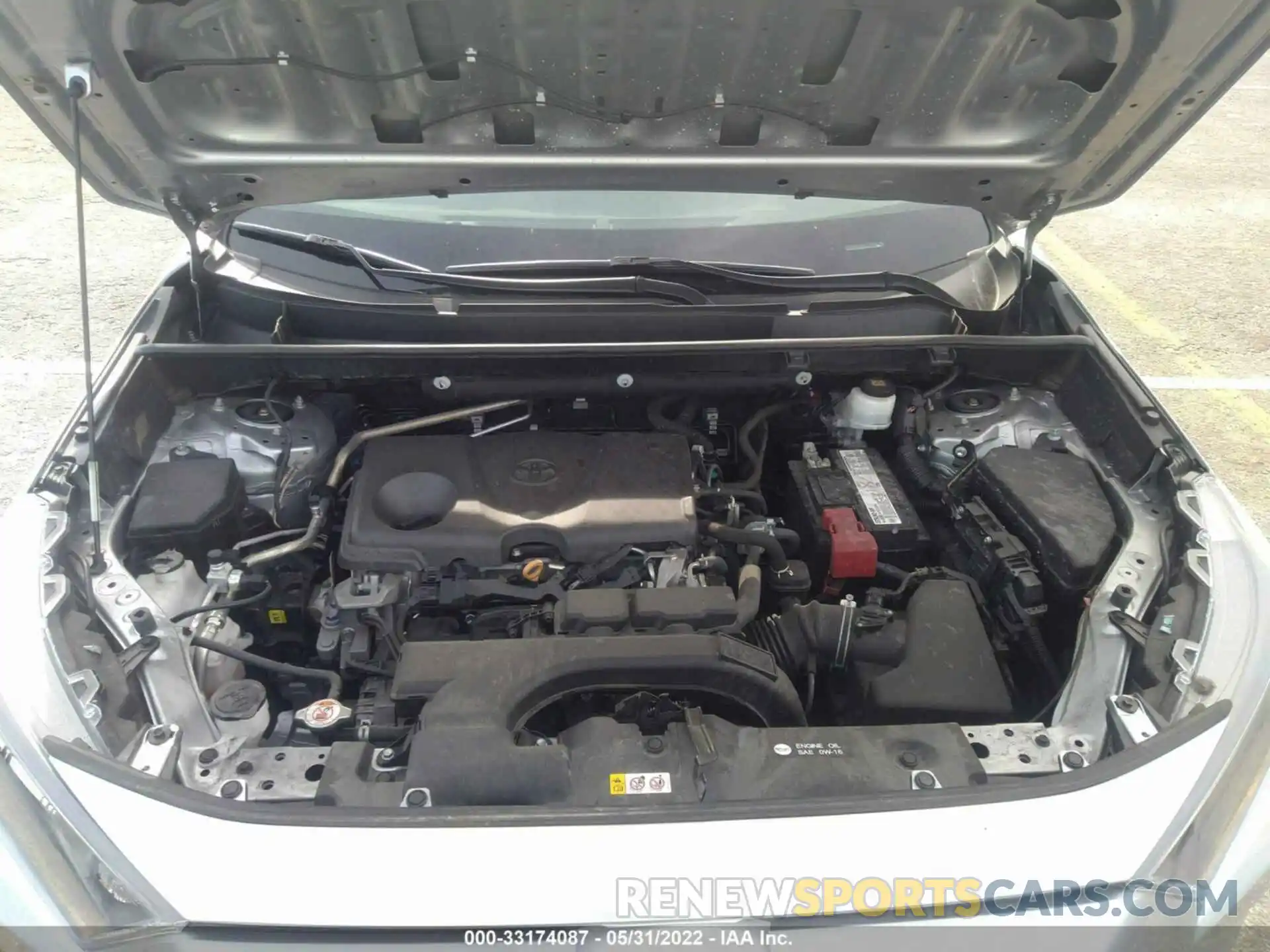 10 Фотография поврежденного автомобиля 2T3H1RFV5KW025448 TOYOTA RAV4 2019